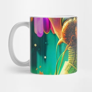 Abstract Another World Alien Mug